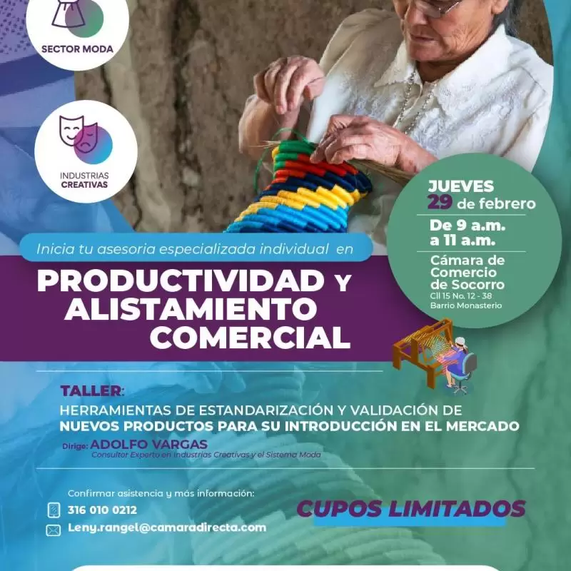 ¡Inicia tu asesoría especializada individual en productividad y alistamiento comercial! 📊📚