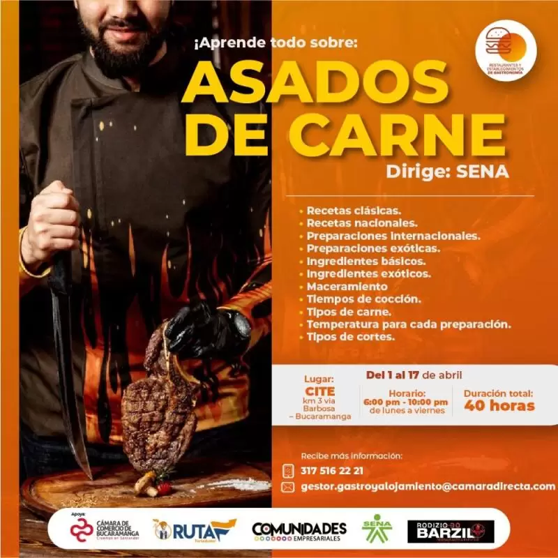 🔥 ¡Descubre el arte de los Asados de Carne con nuestro aliado estratégico SENA!🔥