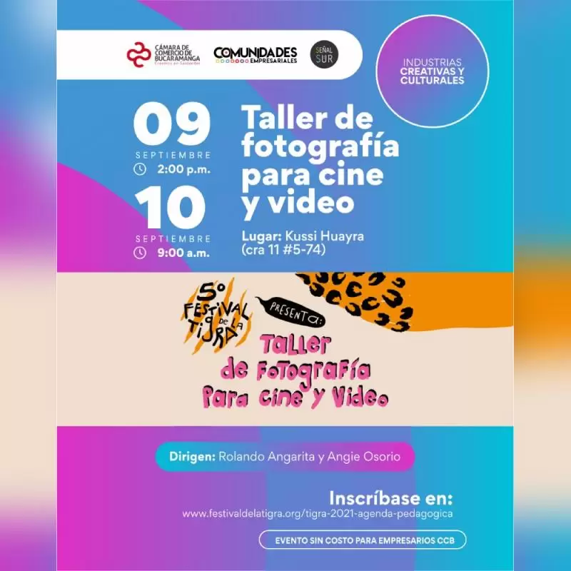 Taller de fotografía para cine y video