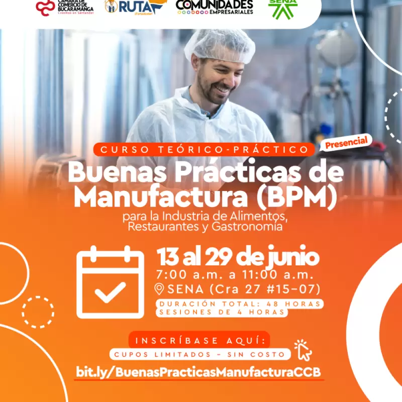 Curso Teorico Practico Buenas Prácticas de Manufactura BPM - Sector alimentos y Restaurantes