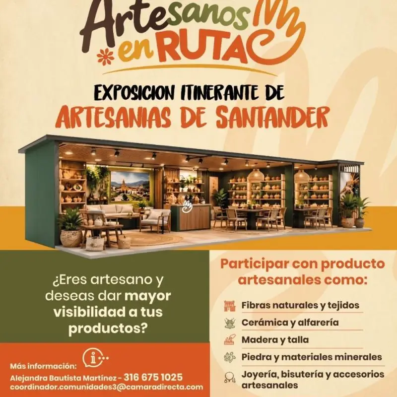 🎨 ¡Haz que tu talento recorra Santander!