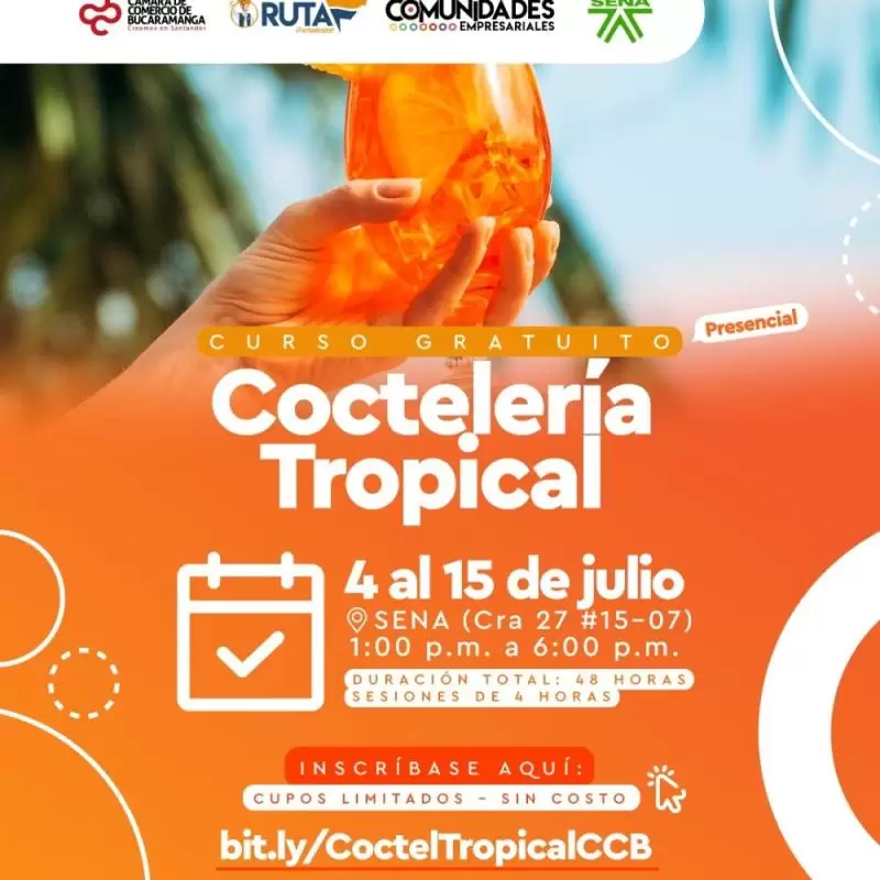 ¡APRENDE A PREPARAR LOS MEJORES CÓCTELES TROPICALES! 🍹 🌴