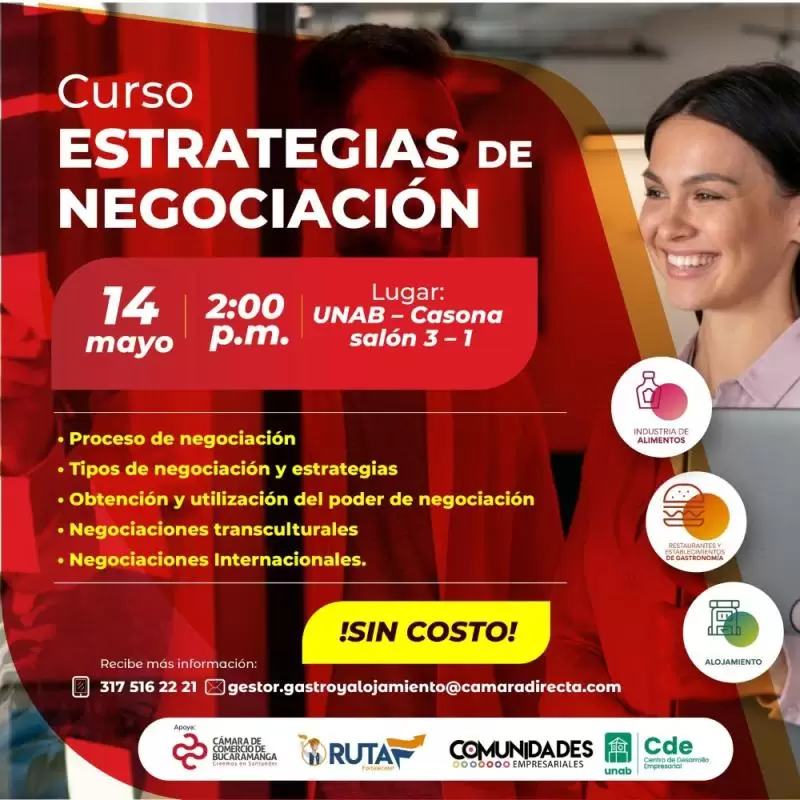 📣 ¡Atención Empresario Ruta F! ¿Quieres capacitarte en negociación? 📣