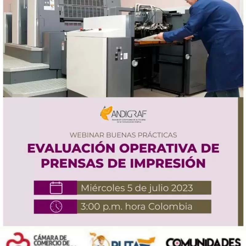 Evaluación operativa de prensas de impresión