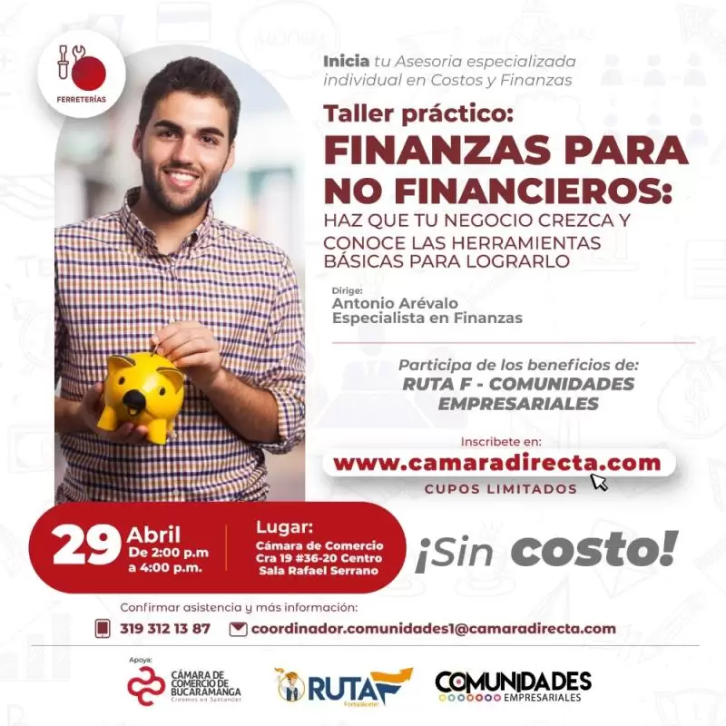 🔧 ¡Empresario Ruta F🚀 de nuestra Comunidad Empresarial de Ferreterías inicia tu asesoría especializada individual en costos y finanzas💰!🔧