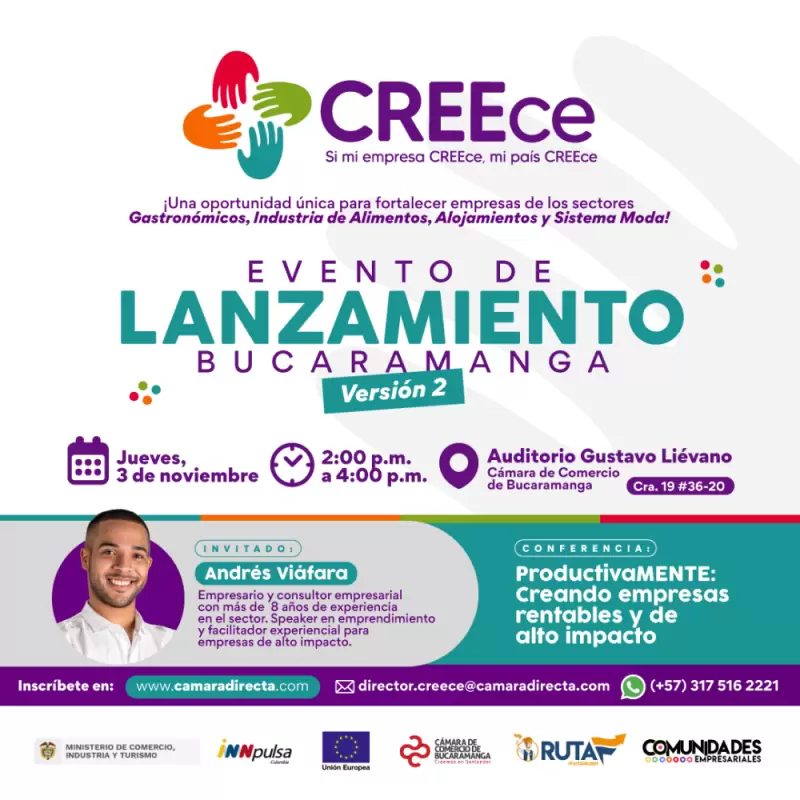 LANZAMIENTO SEGUNDA VERSIÓN PROGRAMA CREEce