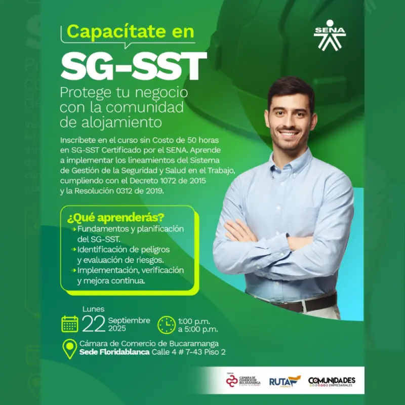 ¡Capacítate en SG-SST y Protege Tu Negocio!