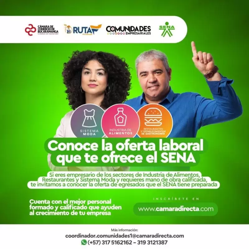 ¡CONOCE LA OFERTA LABORAL QUE TE OFRECE EL SENA!