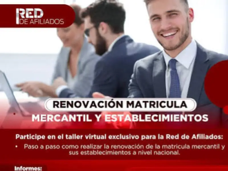 Renovación de la matrícula mercantil
